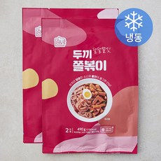 밀&쿡 두끼 쫄볶이 (냉동), 490g, 2개