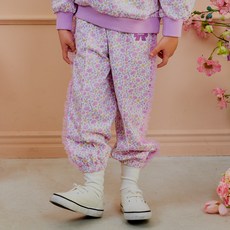 Lili Clair 女童用 奇妙萌可 莉莉工作室 紫丁香花園長褲