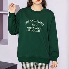 루나걸 여성용 어치브 라운드 맨투맨 L24FT073004