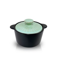 MAZUOKA 耐熱雙耳蒸蛋鍋 薄荷綠, 13cm, 1入