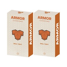 아머 리얼타이트 밀착형 콘돔, 10개입, 2개