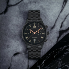 비엘비 남성용 메탈시계 B6.9724.55104.0