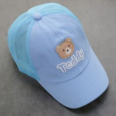 HanNal 幼兒用泰迪熊網眼球帽棒球帽