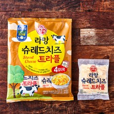 오뚜기 라망 슈레드 치즈 트리플, 70g, 4개입, 1개