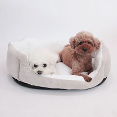 딩동펫 반려동물 포인트 배색 쿠션, 얼티밋그레이, 1개