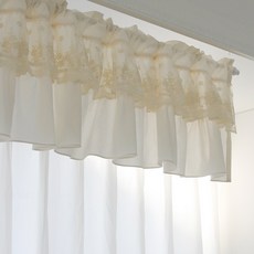 ANDCOTTON Cream&Cotton 平衡窗簾, 單一顏色