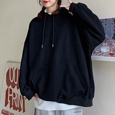 可疊穿素色簡約大尺碼孕婦連帽T恤