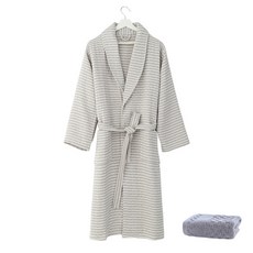 高級浴袍 L + 毛巾套組 YP52, 5型, 1套