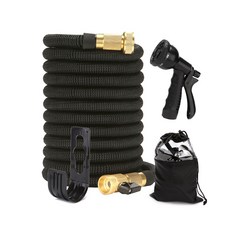 Lutiette 彈性全黑水管袋套裝 30 米, 1套, Black