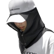 GROOVSTAR JECO 可調節尺寸防曬帽, 1個, 黑色