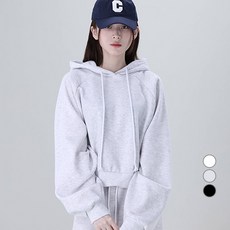 Awesomearound 女款棉質短版連帽T恤+長褲套組