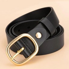 Pyeonstore 女士皮革百搭皮帶