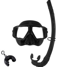 SNEFF 自由潛水浮潛面鏡組, 黑色