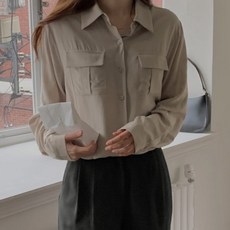 로렌하이 베브 포켓 블라우스