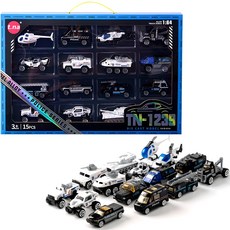 Kizus GoGo 金屬迷你車 15款, 警車, 1組