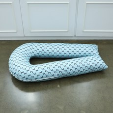 DAEIL COMPANY 蝴蝶結U型身體抱枕套, 藍色