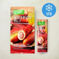 삼립 시티델리 프랑크푸르터 핫도그 (냉동), 85g, 1개, 5개입