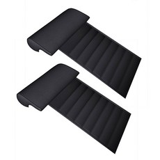 Benauto 車用座椅延伸坐墊, 黑色, 2個