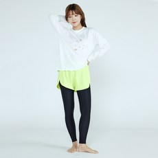 soleil 女款 Lilia 短褲一體式九分水上運動緊身褲