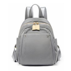 素色圓弧感後背包, 灰色