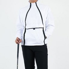 MINEFLOW 男士高爾夫防風外套 口袋套頭外套 M809JP02