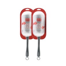 milema Pico Duster Dusty 短柄套件, 白+灰, 2個