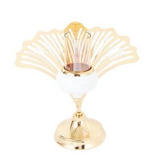 Moment奢華金色葉子燭台 CJ-ST98, 單色