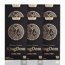 펀돔 킹돔 울트라씬 콘돔, 6개, 10개입