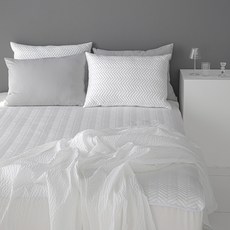 orcahome 夏天涼爽床墊涼感墊, 象牙色 灰色