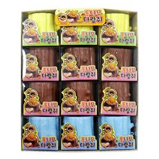 木頭松鼠揉捏手感玩具 12入, 隨機出貨