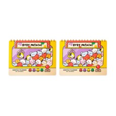 STUDIO EIGHT Bt21 月曆本 2入, 黃色