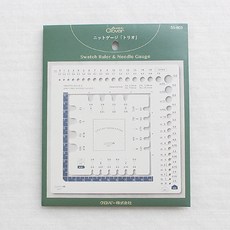 Clover 可樂牌 針織密度尺三件組 55-803, 混合色, 1個