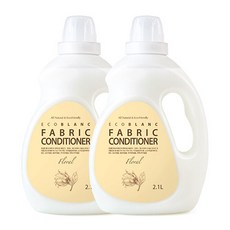 ECOBLANC 孩童衣物柔軟精 花香, 2.1L, 2罐