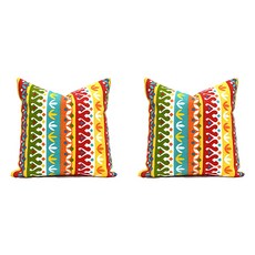 푸릇푸릇 낙서해도 작품이 되는 수채화 쿠션 커버 2p