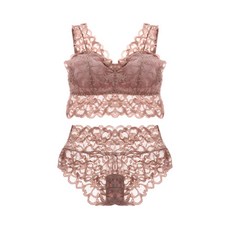 GLAM GONGGAM Huana蕾絲胸罩上衣內褲組