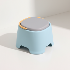 Join Made 附把手多功能軟墊凳, 藍色