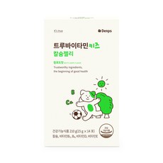 Denps 鈣果凍條 青葡萄口味 14包入, 210g, 1盒