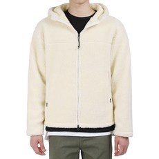 DAKUANG 大尺碼男士柔軟羊毛連帽拉鍊外套 D09A10_oz3201