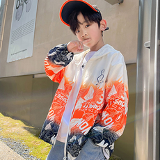 Damom 男童透明小熊運動鞋連帽防風外套