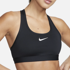 NIKE 耐吉 女款 Swoosh 中型支撐墊運動內衣 DX6822-010