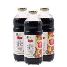 참진농원 리얼 몽모랑시 타트체리 착즙 주스, 1L, 3개
