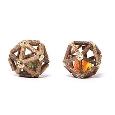 空地馬塔比木魔球大號+貓薄荷球套組, 1套, 混合顏色