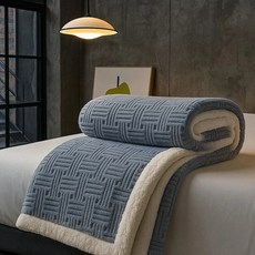 A&R 雙面舒棉/羊羹絨毛毯 加大緹花款