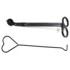 Missy Woman 蠟燭燭芯修剪器 + 燭芯勾, 黑色, 1set