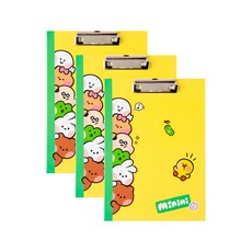 STUDIO EIGHT 線朋友迷你剪貼板, 3個, 黃色