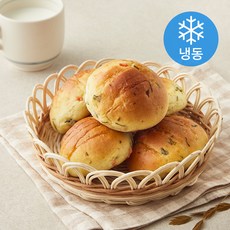 프레시오늘 우리밀 유크림 100% 우리야채 모닝빵 6개입 (냉동), 180g, 1개