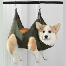 Keribing 狗狗美容吊床 M, 1個, 卡其色