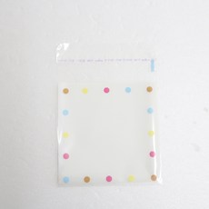 접착 컬러도트 봉투, 300개, 1개