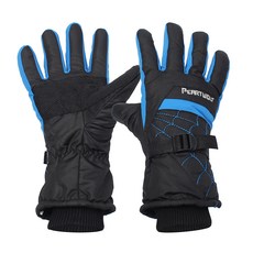 Wolf手套 男款防寒運動手套, 藍色