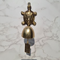 INTODECO 長壽健康幸運象徵福龜黃銅門鈴, 黃銅色